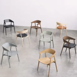 Andersen Furniture AC2 Stol Røget Mat Lakeret Bøg