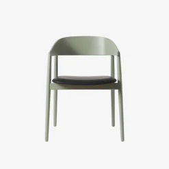 Andersen Furniture AC2 Stol Grøn Bøg Sort Læder