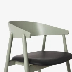 Andersen Furniture AC2 Stol Grøn Bøg Sort Læder