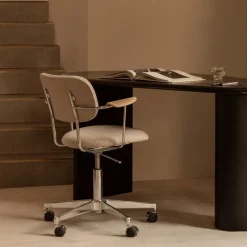 Audo Copenhagen Co Task Chair Audo Bouclé / Natural Oak