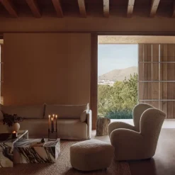 Audo Copenhagen Den Trætte Mand Fåreskind Moonlight/Røget Eg