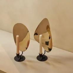 Audo Copenhagen Flambeau Lysestage Messing H34