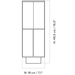 Audo Copenhagen Hashira Bordlampe