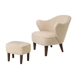 Audo Copenhagen Ingeborg Med Fodskammel Sacho Zero 1/Røget Eg