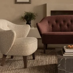 Audo Copenhagen Ingeborg Med Fodskammel Sacho Zero 1/Røget Eg