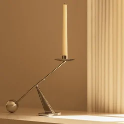 Audo Copenhagen Interconnect Candle Holder Stainless Steel Small