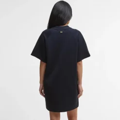 Barbour Grace Knitted Midi Dress Navy