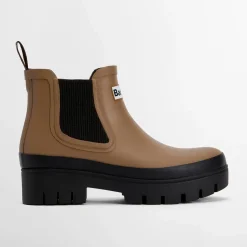 Barbour Halton Ankle Wellingtons Military Brown/Black