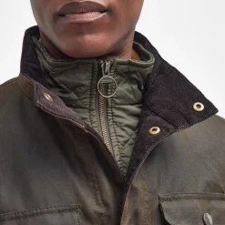 Barbour Ogston Waxed Jacket Olive