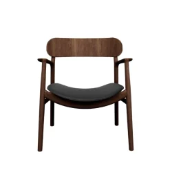 Bent Hansen Asger Loungestol Eg/Røget Sort Zenso 2 Læder
