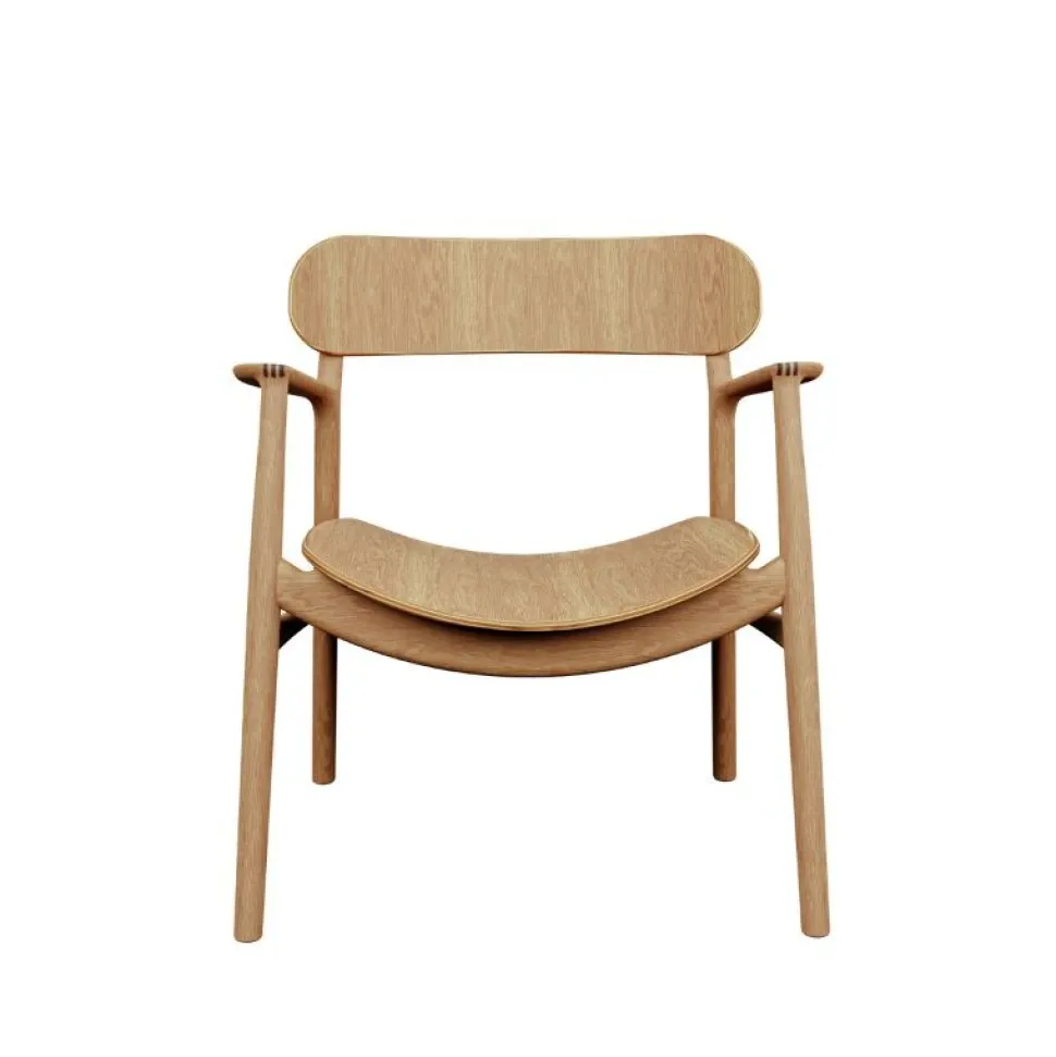 Bent Hansen Asger Loungestol Eg/Lys Olie
