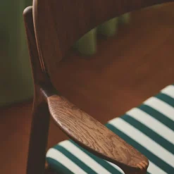 Bent Hansen Asger Spisebordsstol Eg/Røget Sort Zenso 2 Læder