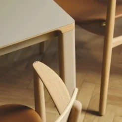 Bent Hansen Asger Spisebordsstol Eg/Lys Olie Cognac Zenso 2 Læder