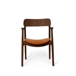 Bent Hansen Asger Spisebordsstol Eg/Røget Cognac Zenso 2 Læder