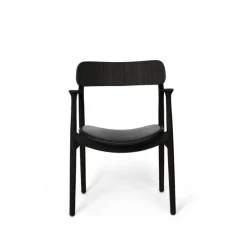 Bent Hansen Asger Spisebordsstol Sortlakeret Eg Sort Zenso 2 Læder