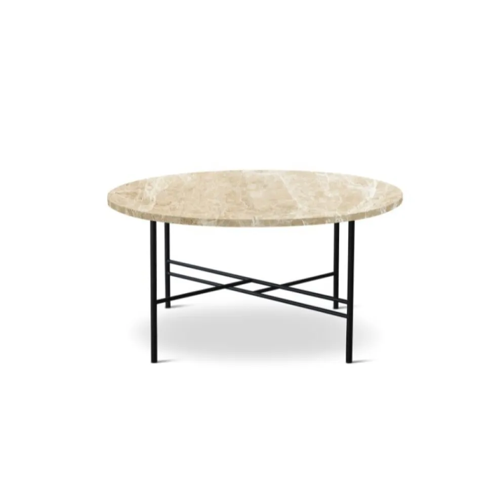 Bent Hansen Metro Sofabord Ø80 Beige Marmor