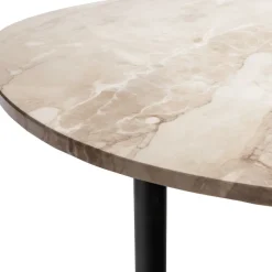 Bent Hansen Metro Sofabord Ø80 Beige Marmor