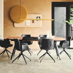 Bent Hansen Primum Armstol Sort Stel Zenso 261 Læder