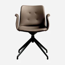 Bent Hansen Primum Armstol Sort Stel Zenso 292 Læder