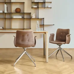 Bent Hansen Primum Armstol Poleret Stel Zenso 223 Læder