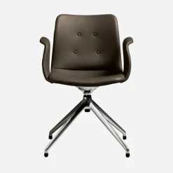 Bent Hansen Primum Armstol Poleret Stel Zenso 230 Læder