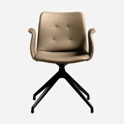 Bent Hansen Primum Armstol Sort Stel Zenso 228 Læder