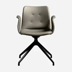 Bent Hansen Primum Armstol Sort Stel Zenso 214 Læder