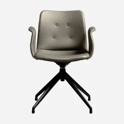 Bent Hansen Primum Armstol Sort Stel Zenso 214 Læder