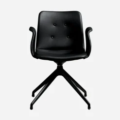 Bent Hansen Primum Armstol Sort Stel Zenso 207 Læder