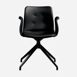 Bent Hansen Primum Armstol Sort Stel Zenso 207 Læder