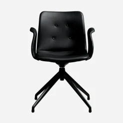 Bent Hansen Primum Armstol Sort Stel Zenso 207 Læder