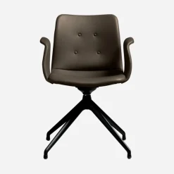 Bent Hansen Primum Armstol Sort Stel Zenso 230 Læder