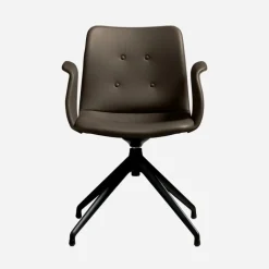 Bent Hansen Primum Armstol Sort Stel Zenso 230 Læder