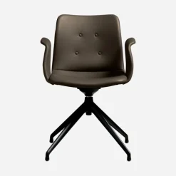 Bent Hansen Primum Armstol Sort Stel Zenso 230 Læder