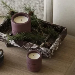 Blomus Abento Marble Tray Cedar Wood