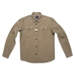 Blue De Gênes Ginotto Oregon Shirt Pebble Beige