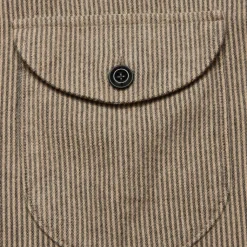 Blue De Gênes Ginotto Oregon Shirt Pebble Beige