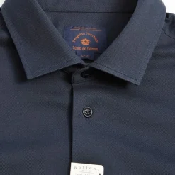 Blue De Gênes Luccio Dry Shirt Navy