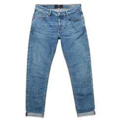 Blue De Gênes Vinci Pala Used Jeans Blue Denim