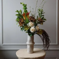 Botané Studios Semi-Cactus Dahlia Flower Orange