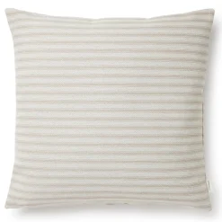Compliments Outdoor Fine Stripe Cushion Beige 45x45 cm