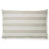 Compliments Outdoor Stripe Cushion Beige 40x60 cm
