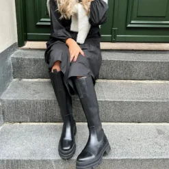 Copenhagen Shoes Follow Me Black With Black Stiches