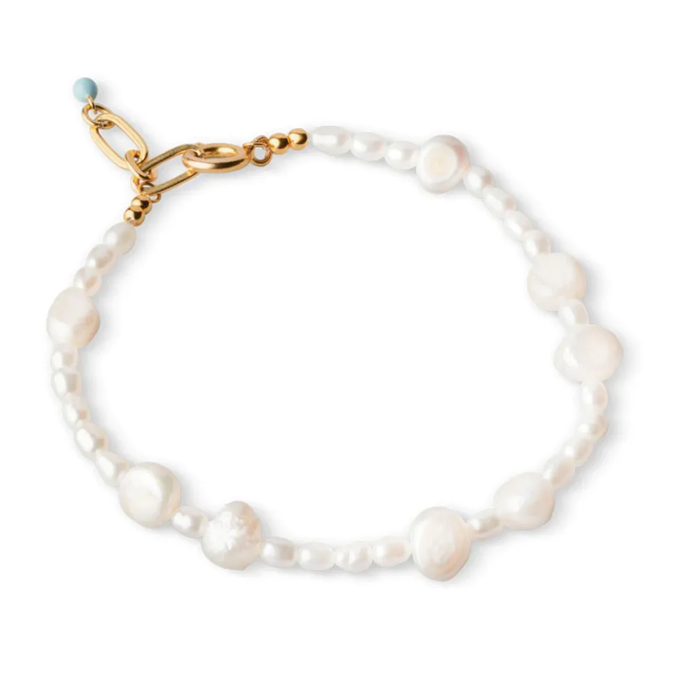 Enamel Copenhagen Bracelet Pearlie Gold-Plated