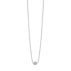 Enamel Copenhagen Coin Necklace Silver