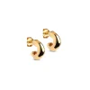 Enamel Copenhagen Hoops Gianna Small Gold-Plated