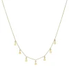 Enamel Copenhagen Raindrops Choker Gold-Plated