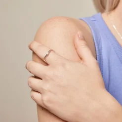 Enamel Copenhagen Ring Sway Silver