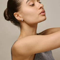 Enamel Copenhagen Studs Nima Silver