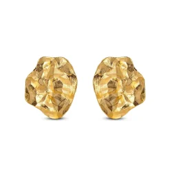 Enamel Copenhagen Studs Windy Gold-Plated